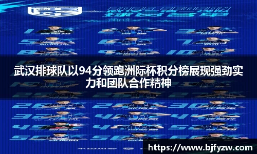 武汉排球队以94分领跑洲际杯积分榜展现强劲实力和团队合作精神